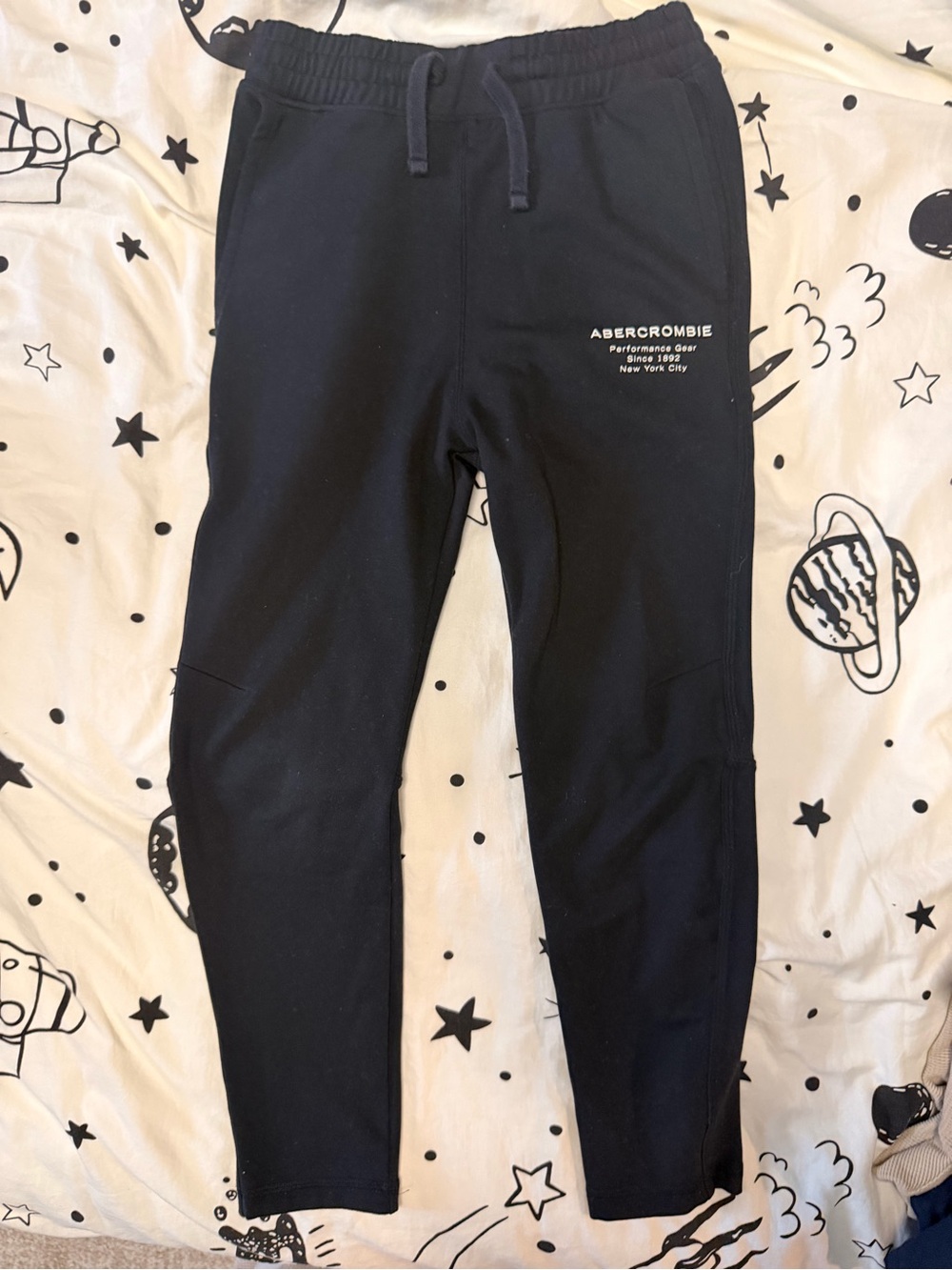 abercrombie kids Black Jogger Sweatpants